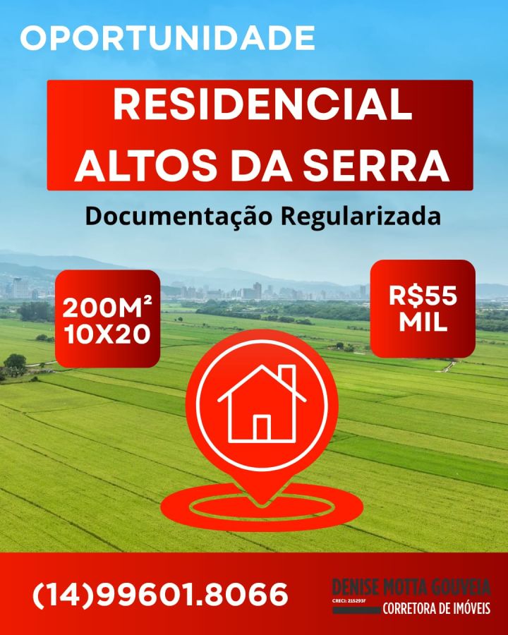Terreno - Venda - Conjunto Habitacional Popular Altos - Botucatu - SP